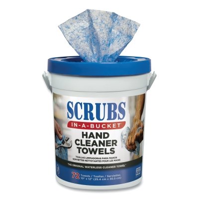 SCRUBS-IN-A-BUCKET HANDCLEANER 72-COUNT PAIL